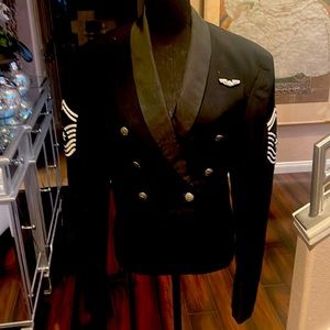 A vintage military jacket I believe it is an Air Force jacket